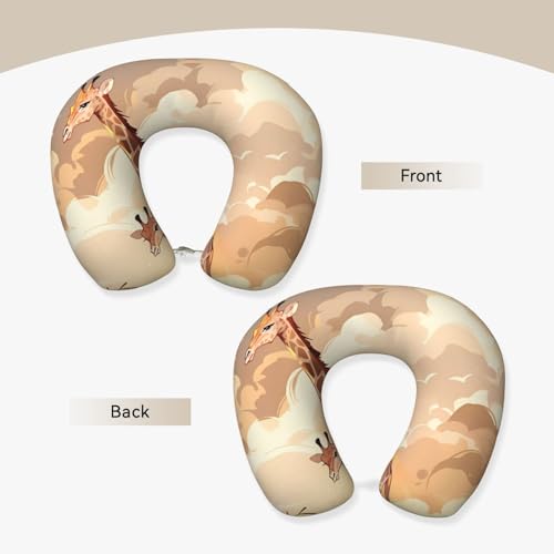 Almohada de viaje de espuma memory y diseño ergonómico miniatura 2