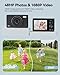 64GB Digital Camera for Kids Photography: 16X Zoom Compact Digital Camera Anti Shake - 48MP Video Camera for Vlogging Beginners Girls Boys Black