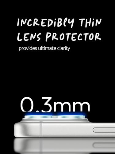 Image of Lensarmor Compatible with iPhone 17 Pro / 17 Pro Max Camera Lens Protector Silver (2-Pack) - 9H Tempered Glass, Military-Grade Anti-Scratch, Case-Friendly, Easy Alignment Frame
