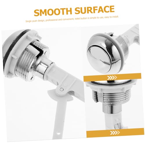 BESTonZON 9 Peças botão do tanque de água botão de descarga do banheiro botões de pressão únicos bot