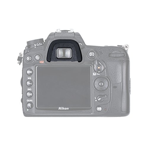 JJC Oeilleton pour Nikon D750, D610, D600, D300s, D300, D200, D100, D90, D80, D70S, D70, D60, D7200, D7100, D7000, D5100, D5000 Remplacement Nikon DK-21/DK-23 (2pcs par Paquet) - Image 7