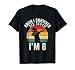8th Birthday Boy Graphic Dubbing 6 7 Funny 8 Year Old Boys T-Shirt