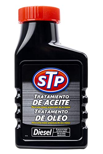 STP Tratamiento de Aceite Diésel, Fortalece y Protege con Aditivos Antidesgaste y Antifricción, Mantiene Viscosidad y Propiedades Lubricantes Bajo Calor Extremo, 300ml