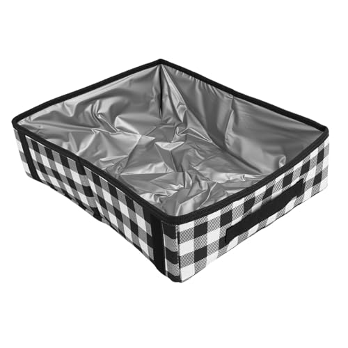 Caja de arena plegable portátil para gatos Haofy miniatura 4