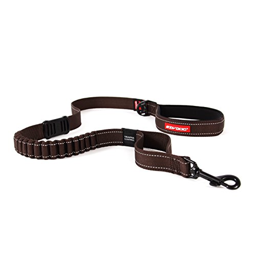 EzyDog Zero Shock - Bungee Dog Leash Shock Absorbing - 25-inch Black | Padded Neoprene Grip Traffic Handle Reflective Stitching Strong for All Size Pullers 1 Soft Touch Webbing for Durability product thumbnail 19