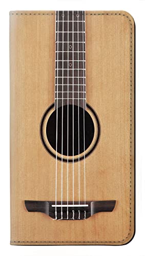 Housse cuir iPhone 17 Pro étui portefeuille guitare classique protection intégrale antichoc