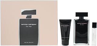 Narciso Rodriguez For Her Eau de Toilette 100ml Gift Set 2023 (Contains 100ml EDT, 50ml Body Lotion and 10ml Travel Spray)
