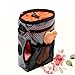 Abaodam Oxford Pet Food Bag Large Capacity Travel Food Storage Pouch Trash Bag Pocket Waist Shoulder Use for Outdoor Walking and Training Activities