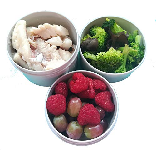 Vacuum Food Jar Mug | Insulated Lunch Containers 29 Oz Stainless Steel Thermoses Flask Lunch Jar Vacuum Bottle With Easy Open Lid & Carry Strap, 3 Durable Lunch Cooker Bowl Cup - Not For Liquid Soup #TOP3