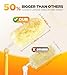 Heavy Duty Duster Refill Kit for Swiffer Duster with 3 ft Extension Pole & 20 Count Refills, 4X Microfibers Multisurface Dusters for Cleaning Home, Celling Fan, Blinds, Vent & Shelves