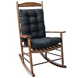 Jaysydd Cojín para silla mecedora con respaldo alto para jardín, cojines de asiento