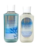 Bath and Body Works Sea Island Cotton Gift Set of Shower Gel and Body Lotion