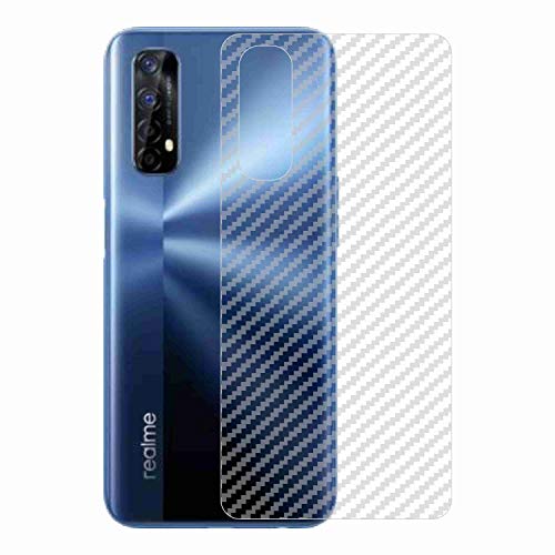 Image of Compatible with Oppo Realme 7 Back Screen Protective Film Carbon Fiber Skin Transparent Screen Guard Sticker