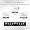 NETGEAR (GS308EV4) Switch Ethernet 8 Ports RJ45 Métal Gigabit(10/100/1000),Switch RJ45 Web Manageable Serie Plus, Plug-and-Play, Silencieux sans Ventilateur , positionnement sur Un Bureau ou au Mur