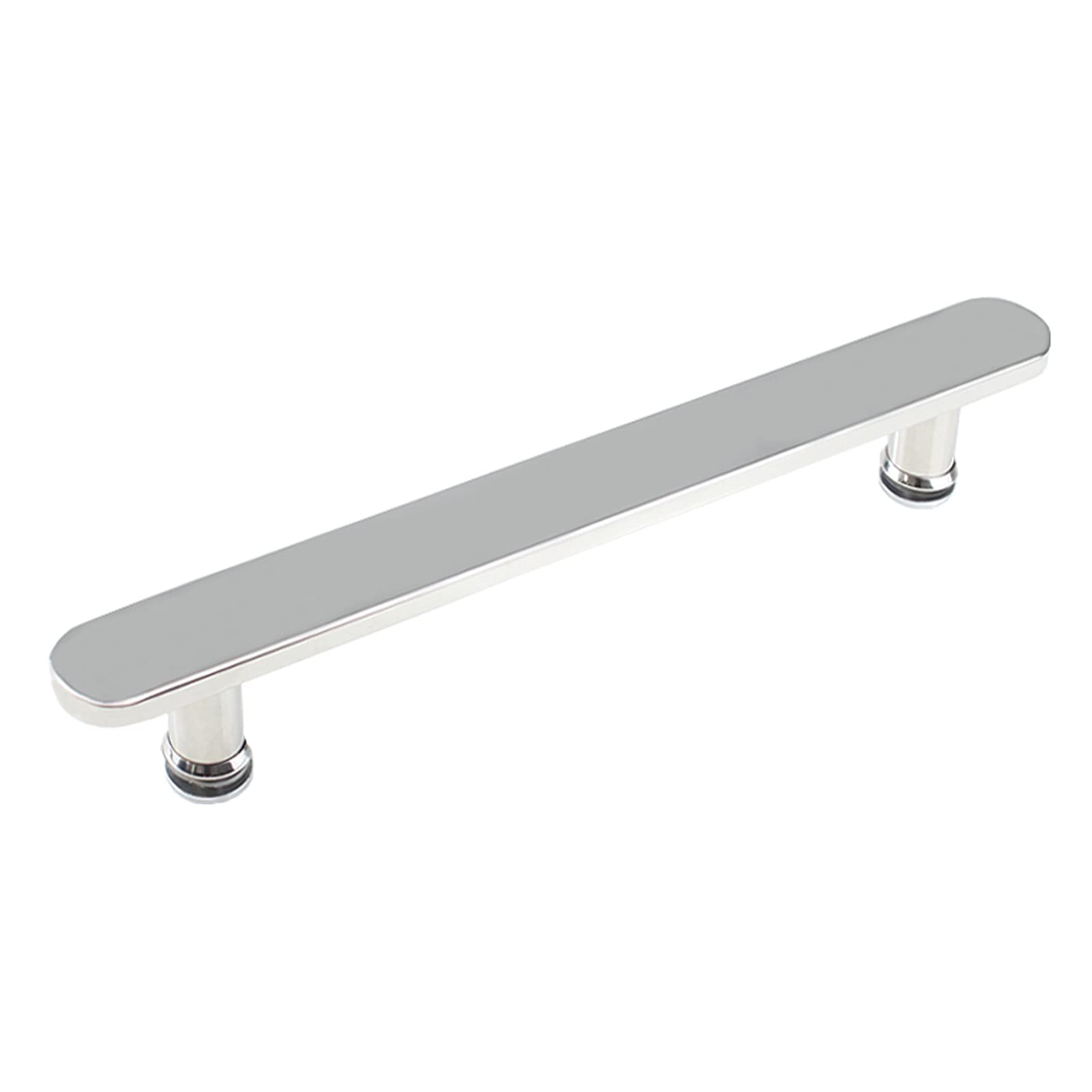 Poignées de porte de douche en acier inoxydable poli pour cabine moderne