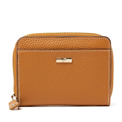 Portefeuille pour femme dR Amsterdam en cuir de vachette tout-en-un avec porte-monnaie