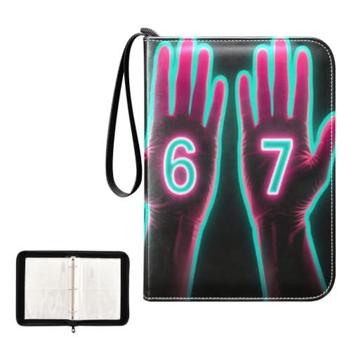 Álbum de fotos digital brillante de 67 tarjetas con fundas extraíbles de doble cara para coleccionistas para más de 400 tarjetas
