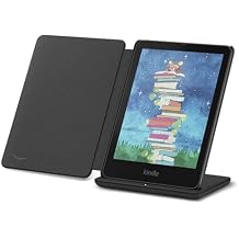 Introducing Amazon Kindle Colorsoft Signature Edition Essentials Bundle including Kindle Colorsoft Signature Edition 32GB- Black, Premium Leather Cover-Walnut and Wireless Charging Dock
