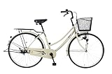 自転車 シティサイクル ママチャリ 26インチ cyma(サイマ) SIGNE W(シグネ W) グレージュ 通学 通勤