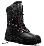 ELTEN Sicherheitsschuhe ARBORIST GTX S3, Herren, Forststiefel, leicht, schwarz, Stahlkappe - Größe 43