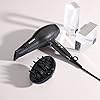 BaByliss Platinum Diamond Hair Dryer & Diffuser - Professional 2300W Blow Dryer with AC Motor, Ionic Frizz-Control, 3 Heat & 2 Speed Settings, Diamond, 6490DU