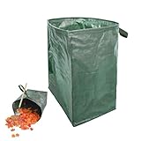Wiederverwendbarer 300L Gartensack - Faltbar & Wasserdicht aus Robustem Polypropylen | Mit Verstärkten Griffen für Laub, Rasenschnitt & Grüngut | Leicht zu Leeren und zu Reinigen