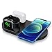 Produktbild Wireless Charger,23W Schnelles Kabelloses Ladegerät,3 in 1 Qi-Zertifiziert Induktive ladestation für Apple Watch SE/6/5/4/3/2, AirPods Pro,iPhone 12/12 Pro Max/11/11pro/SE 2020/XS/XR/8 (Kein Adapter)
