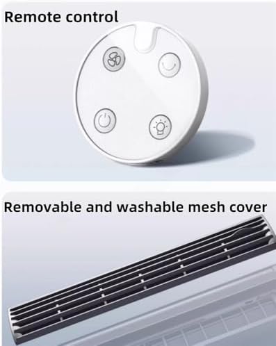Mini Wall-Mounted Air Conditioner with Remote - Portable Fast Cooling Unit, Low Energy Usage, Ideal for Bedroom, Living Room, Office, Efficient Cold Air Blower