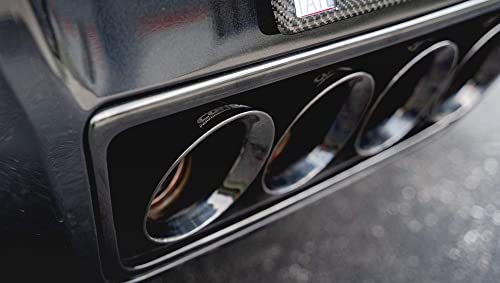 Corsa - 2014-2019 Chevrolet Corvette Quad 4.5in Black PVD Pro-Series Tip Kit (For Corsa - Exhaust Only) (14778BLK) by Corsa - Used condition - US$528.84