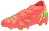 adidas Unisex-Child Edge.3 Predator Firm Ground Solar Red/Solar Green/Black 1 Little Kid