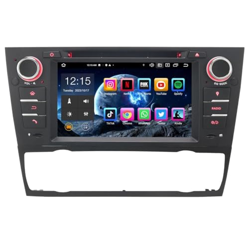 🚗【Modello di auto compatibile 】Questa autoradio con schermo si adatta a BMW Serie 3 E90 (2005-2011) Berlina, E91 (2005-2011) Touring, E92 (2006-2013) Coupé, E93 (2007-2013) Cabrio / Convertibile, BMW M3 E90 E92 E93 (2007-2012). 【Dimensioni di installazione】268 mm (larghezza superiore) * 175 mm (altezza) * 221 mm (larghezza inferiore). Si prega di misurare le dimensioni del cruscotto del veicolo per assicurarsi che questa autoradio di navigazione si adatti al veicolo prima dell'acquisto.