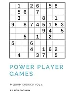 Power Player Games Medium Sudoku Vol 1 1698858396 Book Cover