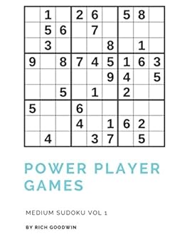 Paperback Power Player Games Medium Sudoku Vol 1 Book
