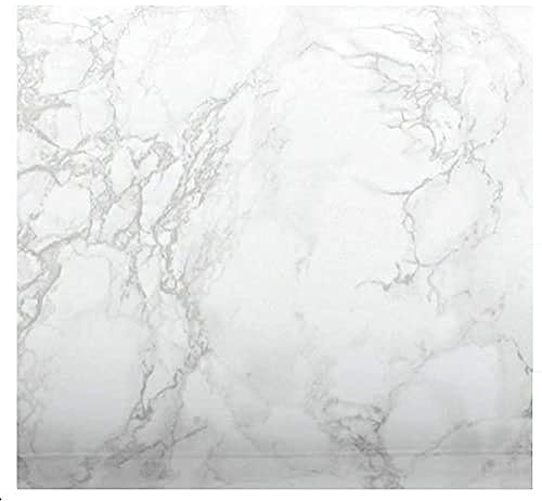Ez Faux Decor Premium White Marble Vinyl Countertop Wrap