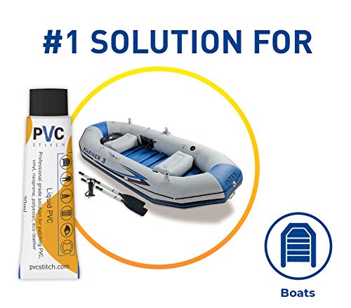 Aquapro Black Liquid Repair Kit | Salt Water Ready Waterproof Repair Kit For Pvc & Pu Inflatables, Boats, Rafts, Kayaks, Sups, Wetsuits, Air Mattresses, Air Tracks, Water Beds, Waders #TOP6