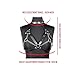Leather Bra CageStyle Shoulder Strap,Chest Harness for Women Fashion Goth,Punk Black Leather Chest Harness Body Waist Chain Belt Rave Nightclub Belly Bra Jewelry Accessor for Halloween Carnival