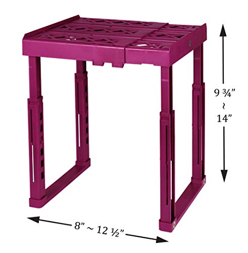 Tools for School Locker Shelf. Adjustable Width 8" - 12 1/2" and Height