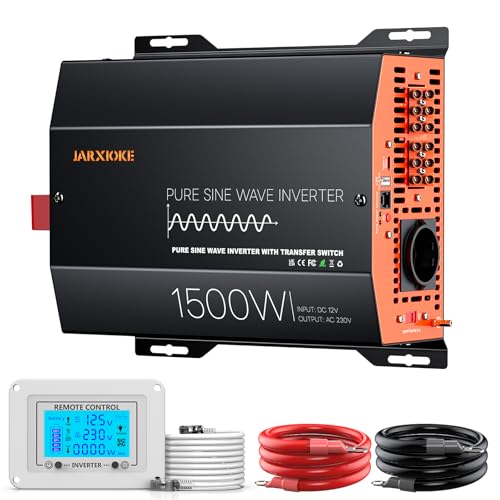 Onduleur 1500W convertisseur pur sinus pour camping-cars et caravanes