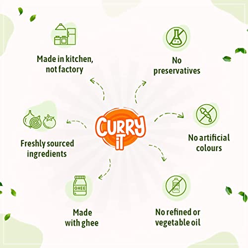 CURRYiT Andhra Mutton Masala Curry Paste 250g | Ready to Cook in 15 mins | Serves 6 | Just add Fresh Chicken, Mutton, Meat, Fish | Made with Ghee | No Preservatives | Eat with Rice | Indian Masala Gravy (Pack of 3 - 250g Each )