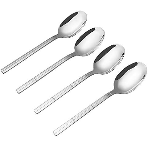 Dehouse 12-Piece Dinner Spoons, Table Spoons Stainless Steel Cover