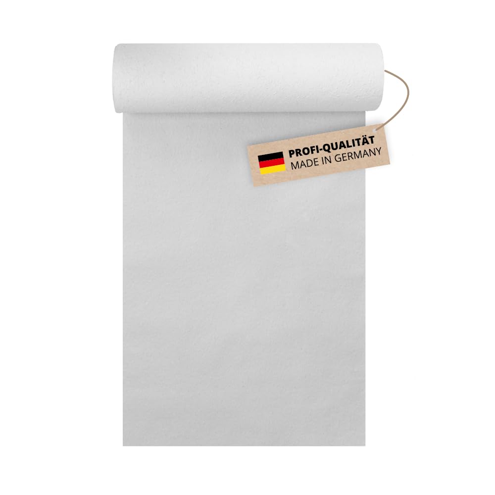 Alfa Rauhfaser 52 Grob 0,75 x 125 m Tapete mit Holzfasern (93,75 m²) | Profi Qualität - Mehrschichtige Tapete mit Struktur, atmungsaktiv, frei von PVC & Weichmachern, für Allergiker geeignet