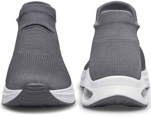 Image of vibdiv Men's Slip-On Walking Shoes Casual Sneakers Lightweight Breathable for Everyday Wear