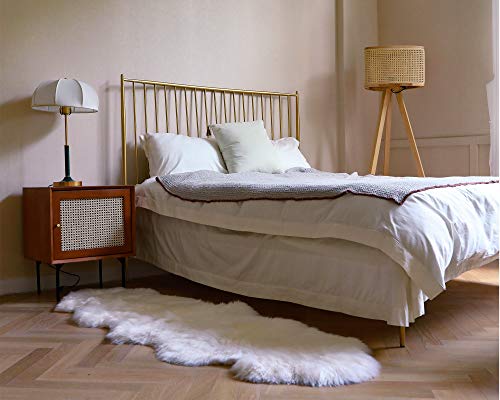 Waysoft Genuine New Zealand Sheepskin Rug, Luxuxry Fur Rug For Bedroom Living Room, Fluffy Wool Rugs For Chair Cover, Motorcycle Seat Cover #TOP3