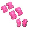 Rainbow Roller Skates (S) + Pink Protective Gear Bundle