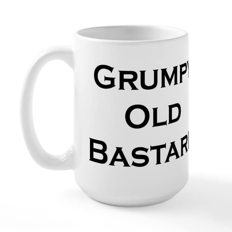 CafePress Grumpy OLD Large Mug 15 oz (444 ml) Ceramic Coffee Mug