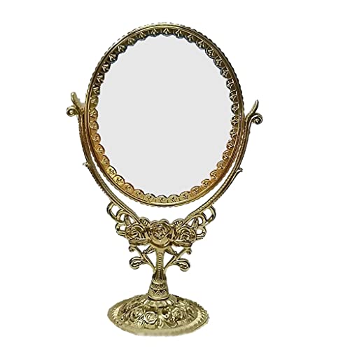 Grands miroirs de bureau en métal ciselé et verre haute définition
