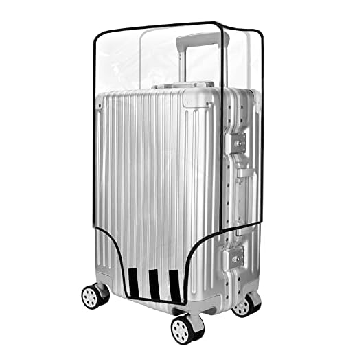 JSMTKJ Custodie Protettive per Valigie Impermeabile 24 Pollici Protettore di bagagli Trasparente PVC Luggage Cover Anti-polvere Antigraffio per valigia adatta per i viaggi