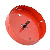 Hole Saw 4" (100mm), Bi-Metal 30mm Cutting Depth HSS M42 Hole Cutter for Wood, Plastic, Drywall, Pla