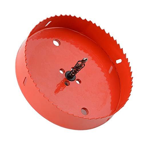 Hole Saw 4" (100Mm), Bi-Metal 30Mm Cutting Depth Hss M42 Hole Cutter For Wood, Plastic, Drywall, Plasterboard And Soft Metal Sheet #TOP11