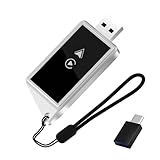 Ebksqs Wireless CarPlay Adapter, Android Auto Kompatibel, Plug & Play, für Fahrzeuge ab 2016, USB-A/C Anschluss,...